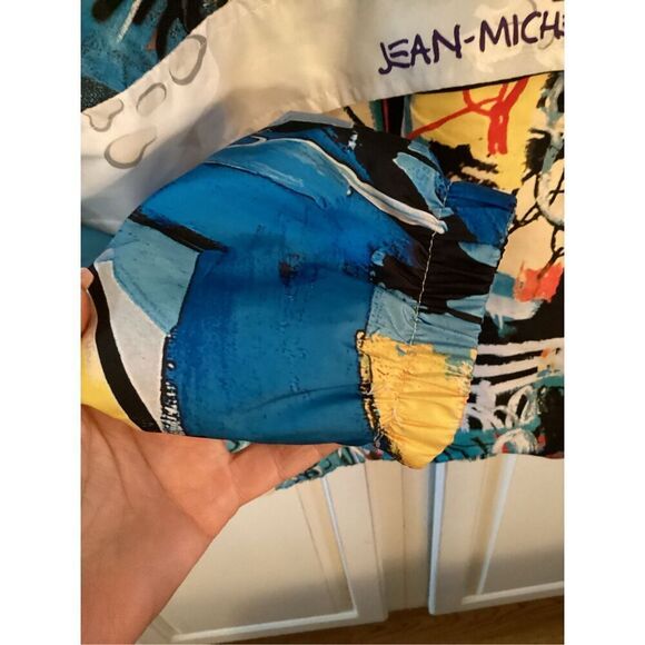 Jean Michel Basquiat + Members Only Mens Sz S Windbreaker Hoodie Limited Edition - Picture 6 of 13